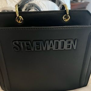 Black Steve Madden mini tote